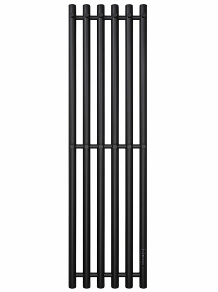 Черный электрический полотенцесушитель Primoclima Sol R E Black 332 х 1200 мм 6 сек с крючками Черный электрический полотенцесушитель Primoclima Sol R E Black 332 х 1200 мм 6 сек с крючками