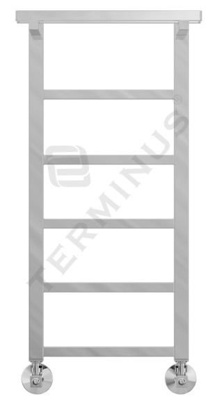 Terminus Контур с полкой водяные полотенцесушители из нержавеющей стали