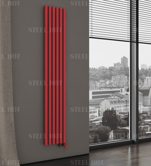 Радиатор стальной трубчатый Steel Hot V 2000 (30-50) боковое и нижнее подключение