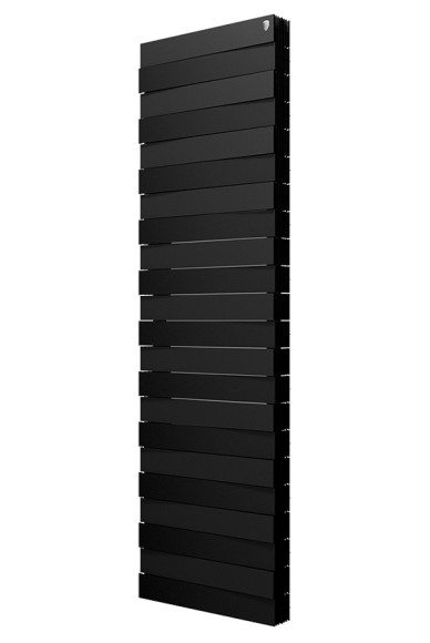 Вертикальный Биметаллический дизайн-радиатор, Royal Thermo PianoForte tower 500 22 сек, Noir Sable, цвет черный, фото
