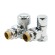 Комплект угловой DR Dragoman Rubinetterie 1/2"х1/2" (хром) Комплект угловой DR Dragoman Rubinetterie 1/2"х1/2" (хром)