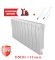 Биметаллический радиатор Royal Thermo Infinity 300 10 сек. VR80 нижнее 80 мм подключение (Bianco Traffico)