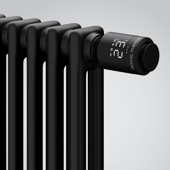 Стальной трубчатый радиатор Royal Thermo Insignia VC2180 6 сек (Нижнее подключение) черный RAL 9005 Стальной трубчатый радиатор Royal Thermo Insignia VC2180 6 сек (Нижнее подключение) черный RAL 9005