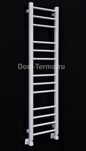 узкие полотенцесушители GROTA  EcoClassic 300*1200 мм, белый RAL 9016, ширина 30 см, Dom-Termo.ru, полотенцесушитель Грота водяной и электрический из нержавеющей стали, комплект уголков "Квадрат" для подключения водяного полотенцесушителя