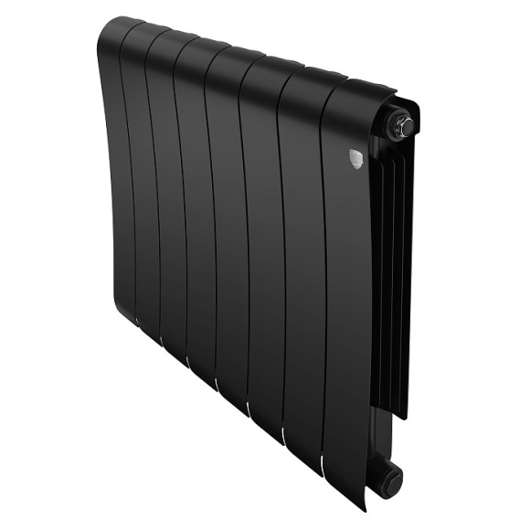 Биметаллический радиатор Royal Thermo Infinity 500 8 сек. боковое подключение (Noir Sable)*