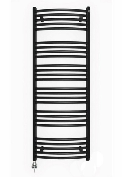 TERMA DOMI 400x1116 мм (черный) электрический полотенцесушитель