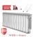 Биметаллический радиатор Royal Thermo Infinity 300 14 сек. VR80 нижнее 80 мм подключение (Bianco Traffico)