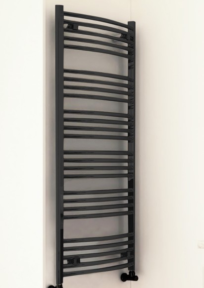 TERMA DOMI 500x1116 мм (черный) электрический полотенцесушитель