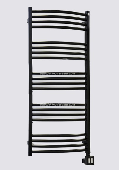 TERMA LENA 436x1140 мм (черный) электрический полотенцесушитель