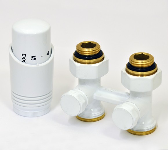 Мультифлекс HeatWave 50 мм проходной 3/4" Евроконус х 1/2" с термоголовкой (белый) Мультифлекс HeatWave 50 мм проходной 3/4" Евроконус х 1/2" с термоголовкой (белый)