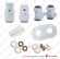 Комплект угловой "All In One" VARIO TERM Premium Eleganckie с термоголовкой Prestige (белый) PEX Комплект угловой "All In One" VARIO TERM Premium Eleganckie с термоголовкой Prestige (белый) PEX