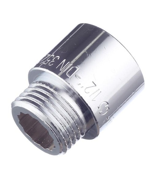  3523 Удлинитель Icma (латунь) 1/2" х 20 мм хром  