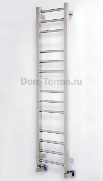 узкие полотенцесушители GROTA  EcoClassic 300*1200 мм полированная нержавейка, ширина 30 см, Dom-Termo.ru, полотенцесушитель Грота водяной и электрический из нержавеющей стали, комплект уголков "Квадрат" для подключения водяного полотенцесушителя