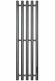 Графитовый электрический полотенцесушитель Primoclima Sol R E Graphite 272 мм 5 сек с крючками (выбор размера)