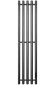 Графитовый электрический полотенцесушитель Primoclima Sol R E Graphite 272 мм 5 сек с крючками (выбор размера)