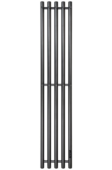 Графитовый электрический полотенцесушитель Primoclima Sol R E Graphite 272 мм 5 сек с крючками (выбор размера)