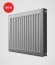 Радиатор стальной панельный Royal Thermo Compact C33 - Серый Silver Satin 300 мм (боковое подключение)