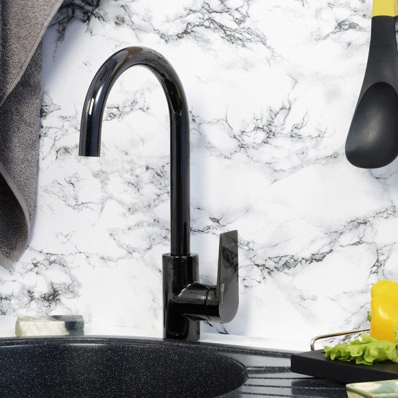 Wasserkraft Glan 6607 Смеситель для кухни (черный глянец) Wasserkraft Glan 6607 Смеситель для кухни (черный глянец)