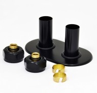 Комплект маскирующий "All In One" VARIO TERM 3/4 PEX розетка двойная (черный матовый)* Комплект маскирующий "All In One" VARIO TERM 3/4 PEX розетка двойная (черный матовый)*