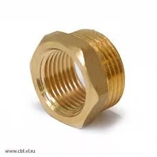 (SB)  Футорка Sobime (латунь) 3/4х1/2" НхВ  