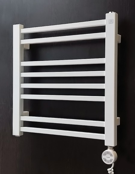 TERMA BONE 500х510 мм (белый) электрический полотенцесушитель с терморегулятором MOA 200 Вт
