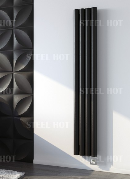 Радиатор стальной трубчатый Steel Hot V 3000 (76) боковое и нижнее подключение