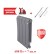 Биметаллический радиатор Royal Thermo Infinity 500 4 сек. боковое подключение (Silver Satin)