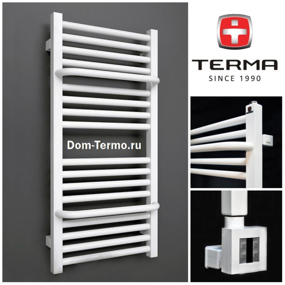 TERMA LIMA V 300x820 мм (белый) электрический полотенцесушитель