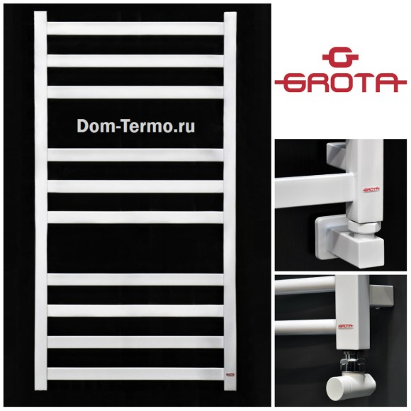 Белые полотенцесушители из нержавеющей стали, Grota Vento 530х900 мм, белый, полотенцесушители Грота Венто водяные и электрические, белые полотенцесушители, RAL 9016 Белые полотенцесушители из нержавеющей стали, Grota Vento 530х900 мм, белый, полотенцесушители Грота Венто водяные и электрические, белые полотенцесушители, RAL 9016