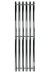 Хромированный электрический полотенцесушитель Primoclima Sol R E Inox 332 х 1200 мм 6 сек с крючками
