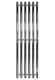 Хромированный электрический полотенцесушитель Primoclima Sol R E Inox 332 х 1200 мм 6 сек с крючками