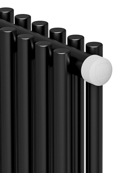 Стальной трубчатый радиатор Royal Thermo Shift R22 VC2180 4 сек (Нижнее подключение) черный RAL 9005 мат