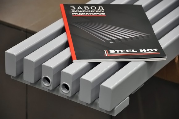Радиатор стальной трубчатый Steel Hot V 1000 (30-60) боковое и нижнее подключение