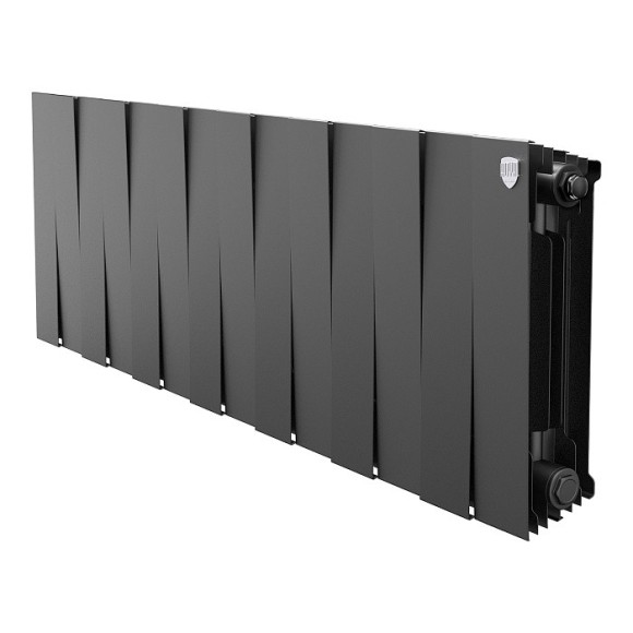 Биметаллический радиатор Royal Thermo PianoForte 300 14 сек. боковое подключение (Noir Sable)