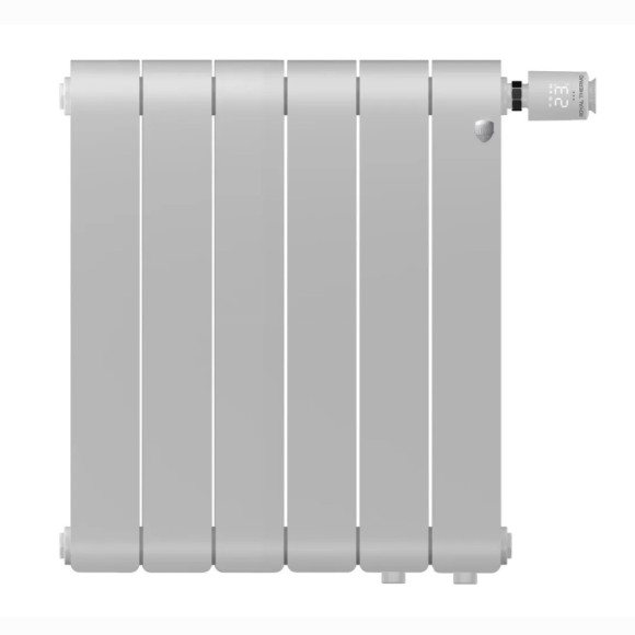 Биметаллический радиатор Royal Thermo Infinity 500 6 сек. VR80 нижнее 80 мм подключение (Bianco Traffico)