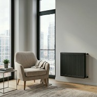 Радиатор стальной панельный Royal Thermo Compact C11 - Черный Noir Sable 600 мм (боковое подключение)