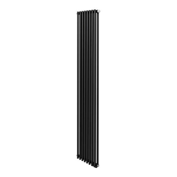 Стальной трубчатый радиатор Royal Thermo Shift R22 VC2180 8 сек (Нижнее подключение) черный RAL 9005 мат