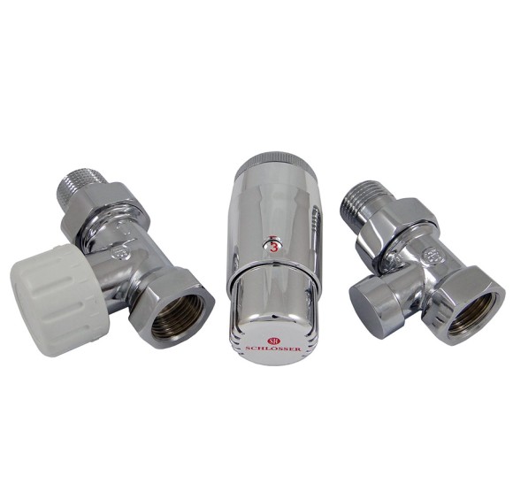 Комплект проходной Хром SCHLOSSER DN15 GZ1/2 x GW1/2 с головкой Мини M30x1,5 (арт.602200061) Комплект проходной Хром SCHLOSSER DN15 GZ1/2 x GW1/2 с головкой Мини M30x1,5 (арт.602200061)