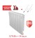Биметаллический радиатор Royal Thermo Infinity 500 8 сек. VR80 нижнее 80 мм подключение (Bianco Traffico)
