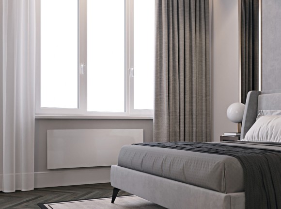 Электрический дизайн конвектор SAVVA серия DRH Electro 70х400 STL (сталь)