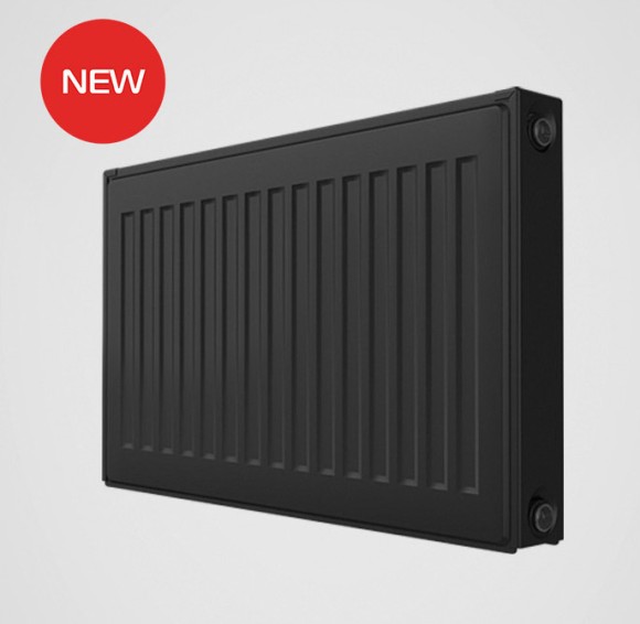 Радиатор стальной панельный Royal Thermo Compact C21 - Черный Noir Sable 300 мм (боковое подключение)