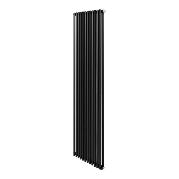Стальной трубчатый радиатор Royal Thermo Shift R22 VC2180 12 сек (Нижнее подключение) черный RAL 9005 мат