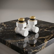 Узел нижнего подключения DR Dragoman Rubinetterie 3/4"E-1/2" Белый (угловой) Узел нижнего подключения DR Dragoman Rubinetterie 3/4"E-1/2" Белый (угловой)