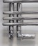 Комплект трехосевой левый, Хром SCHLOSSER DN15 GZ1/2 x GW1/2 с головкой Мини M30x1,5 (арт.602200069)