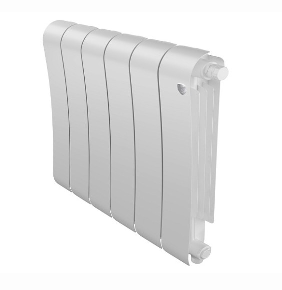 Биметаллический радиатор Royal Thermo Infinity 300 6 сек. VR80 нижнее 80 мм подключение (Bianco Traffico)