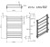 Grota Vista 630x900 (белый матовый RAL 9016) электрический полотенцесушитель из нержавеющей стали