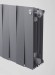 Биметаллический радиатор Royal Thermo PianoForte 300 16 сек. боковое подключение (Silver Satin)
