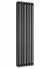 Стальной трубчатый радиатор KZTO RADIATOR Гармония А25 2-1750 10 сек. (НП, черный)