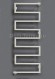 Приоритет PRIOFORM MODA-QUADRO MQ1 500x730 (белый) электрический полотенцесушитель из нержавеющей стали (KTX 4 MS справа)