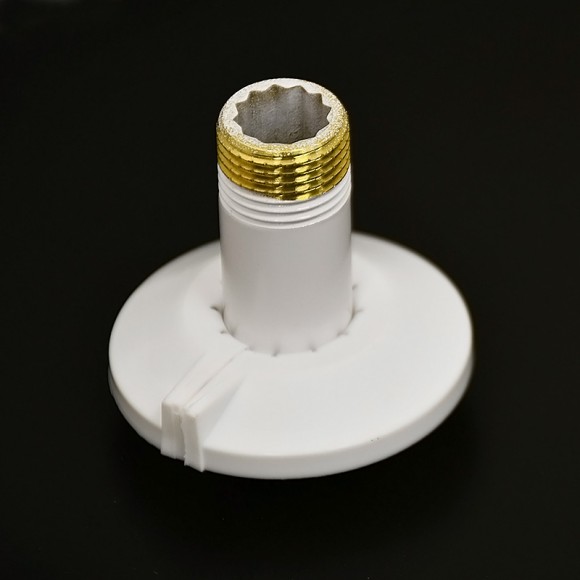 Комплект круглых пластиковых отражателей и удлинителей Royal Thermo цвет белый (пара) Комплект круглых пластиковых отражателей и удлинителей Royal Thermo цвет белый (пара)